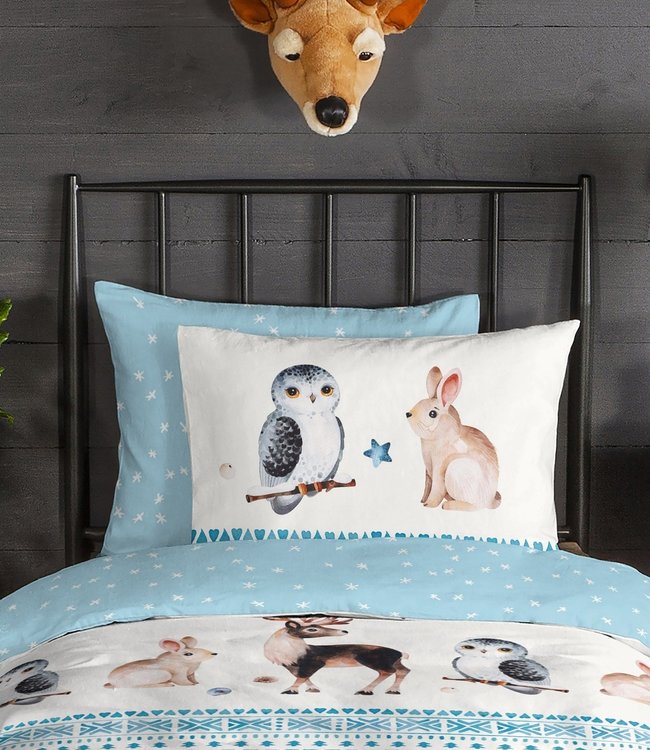 Goodmorning Kinderdekbedovertrek Freezing Blue