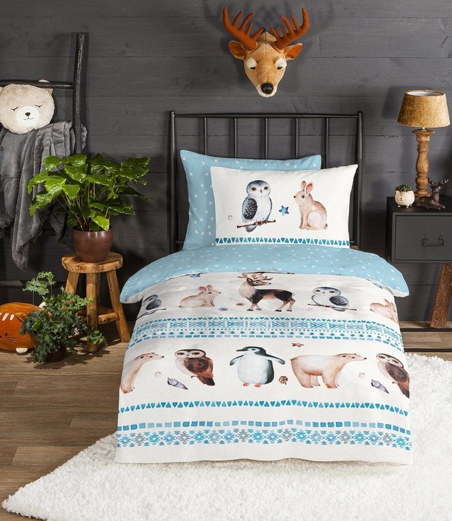 Goodmorning Kinderdekbedovertrek Freezing Blue