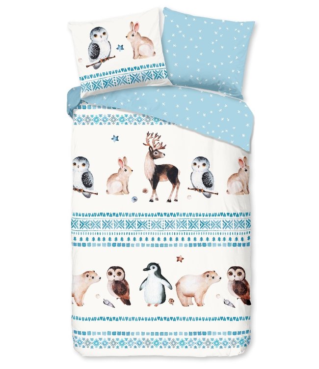Goodmorning Kinderdekbedovertrek Freezing Blue