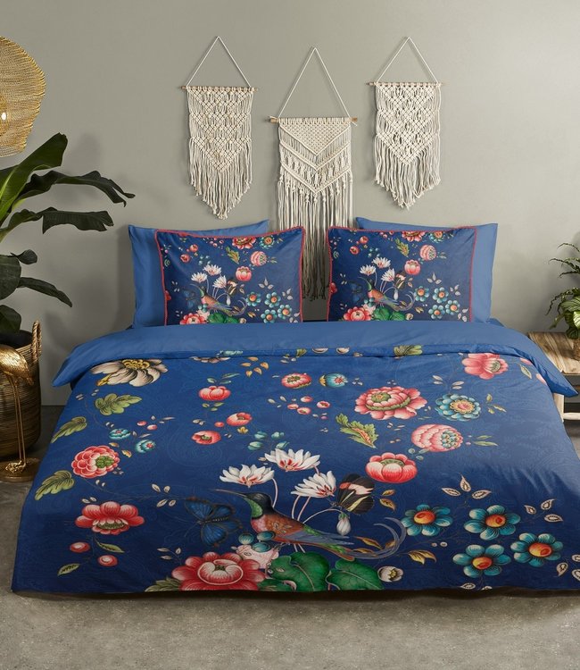 Happiness Dekbedovertrek Cooper Blue