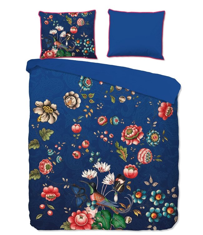 Happiness Dekbedovertrek Cooper Blue