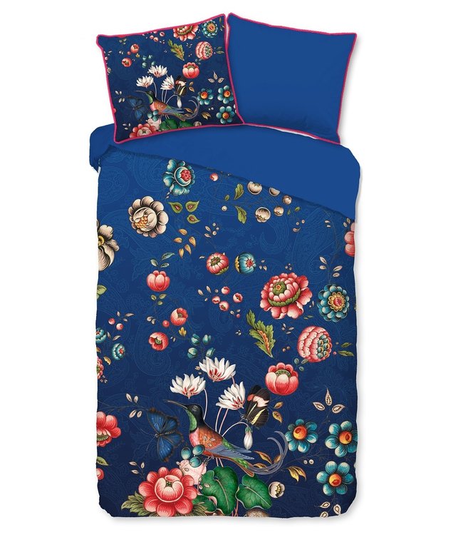 Happiness Dekbedovertrek Cooper Blue