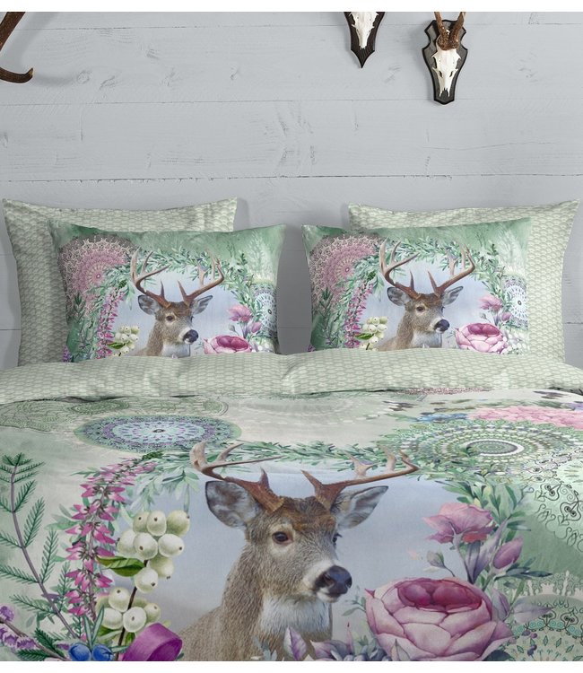 HIP Dekbedovertrek Flanel Romini Multi 140 x 200/220