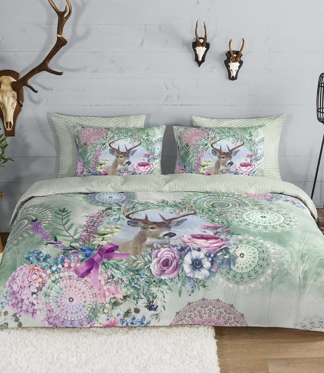 HIP Dekbedovertrek Flanel Romini Multi 140 x 200/220