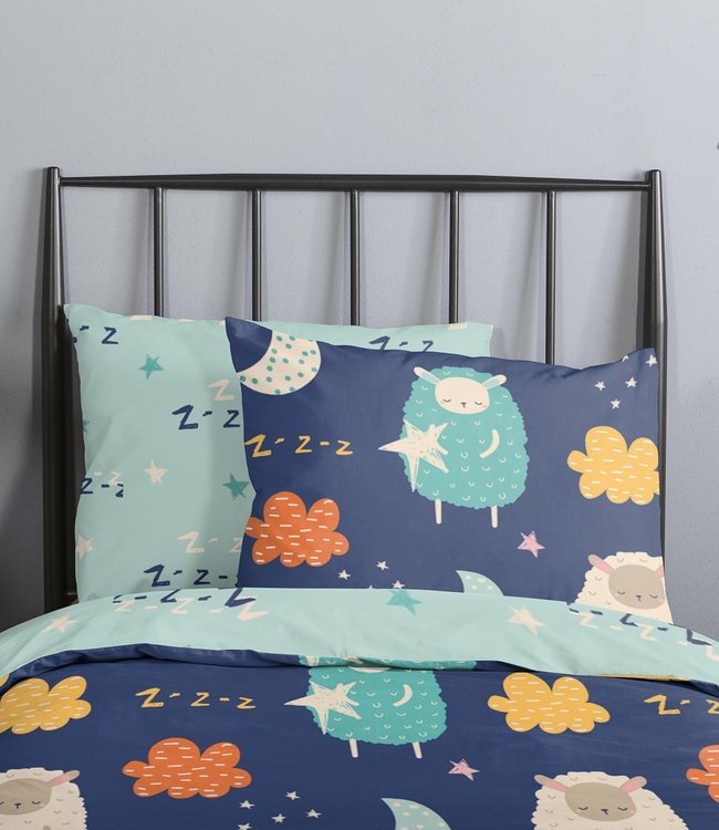 Goodmorning Kinderdekbedovertrek Sheep Multi