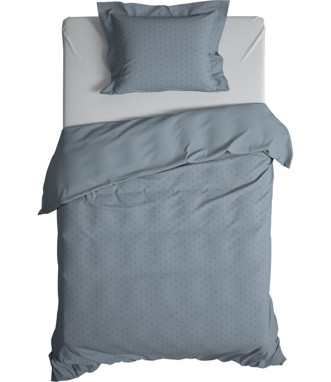 Heckett Lane Dekbedovertrek Punto Colonial Blue 140 x 200/220