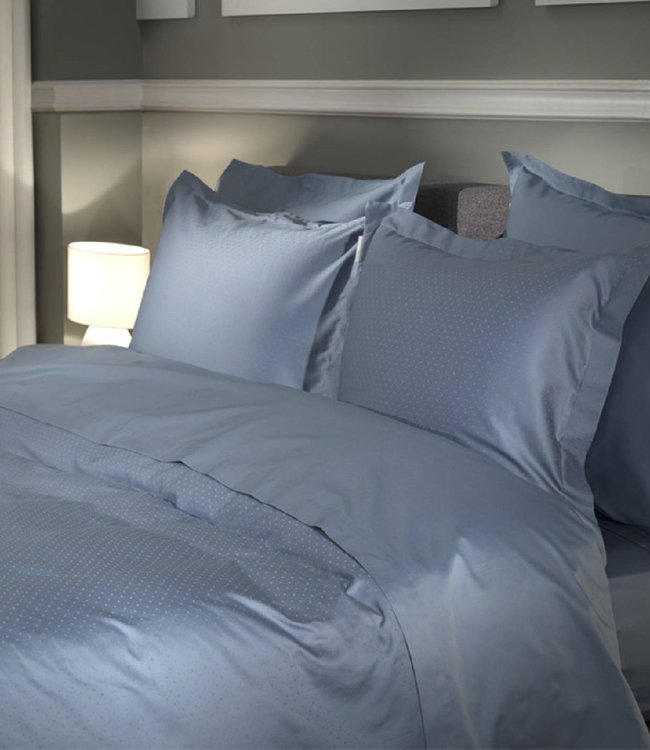 Heckett Lane Dekbedovertrek Punto Colonial Blue 140 x 200/220