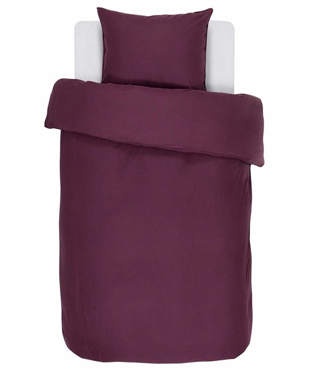 Essenza Dekbedovertrek Minte Burgundy 140 x 200/220