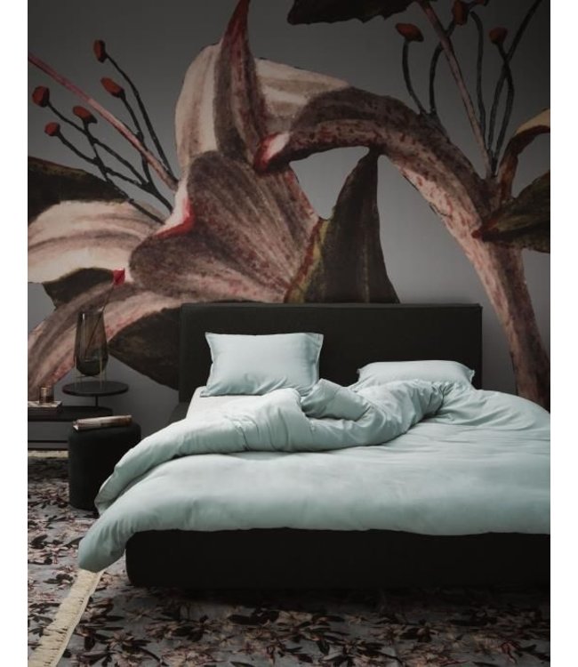 Essenza Dekbedovertrek Minte Dusty Green 200 x 200/220