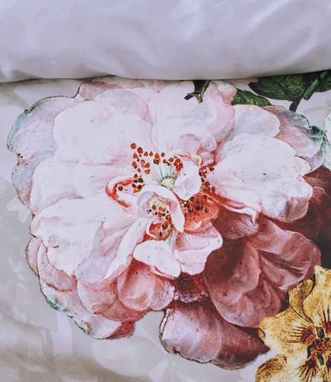 Essenza Dekbedovertrek Fleur Grey 260 x 200/220