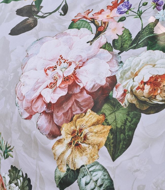 Essenza Dekbedovertrek Fleur Grey 260 x 200/220