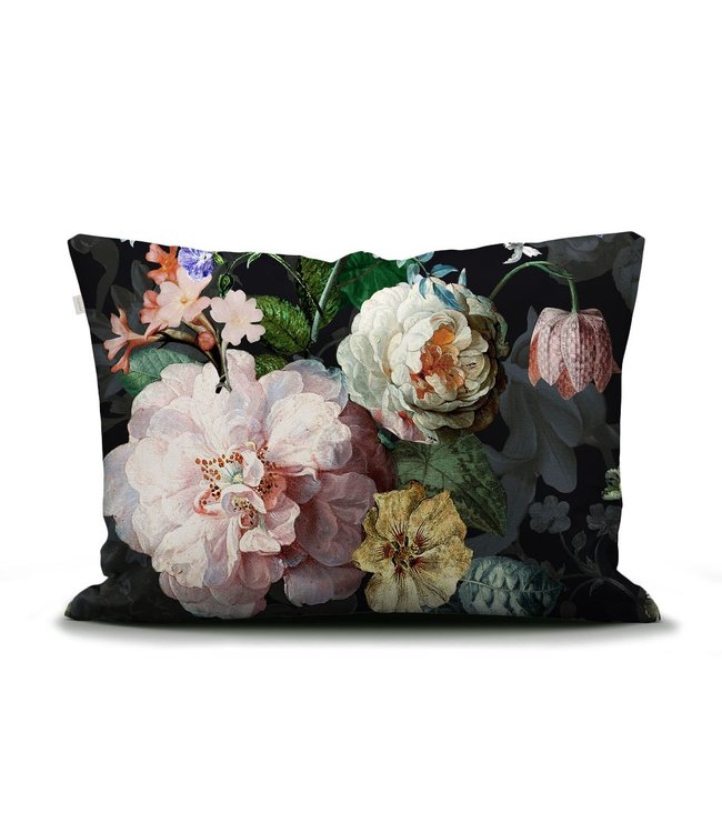 Essenza Dekbedovertrek Fleur Festive Blooming Black 140 x 200/220