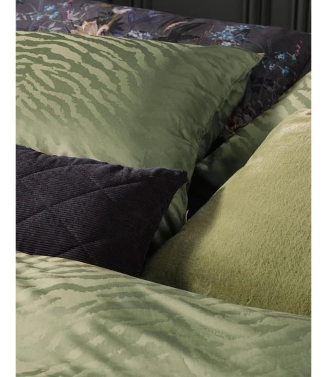 Essenza Dekbedovertrek Belen Forest Green 200 x 200/220