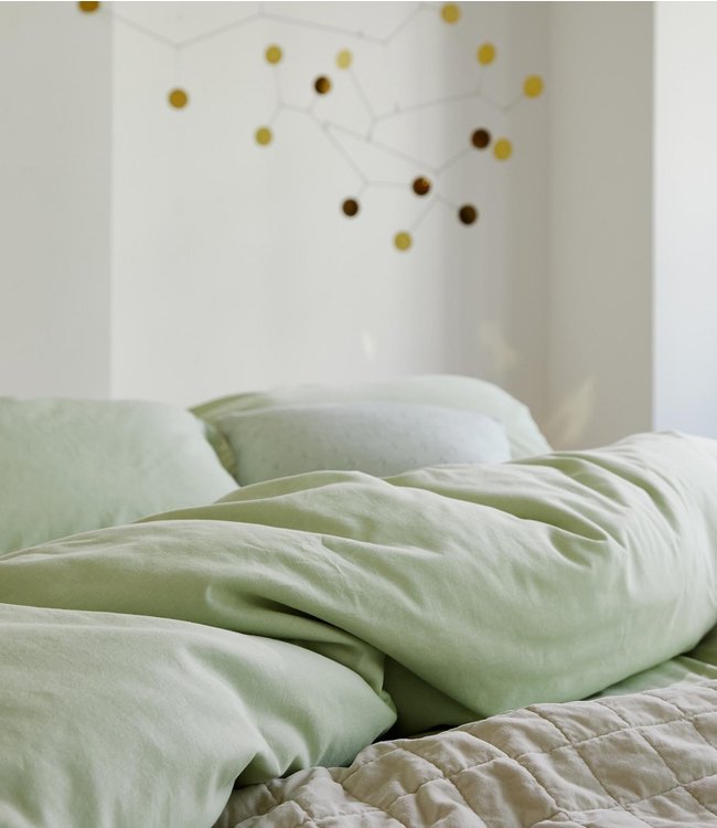 Essenza Dekbedovertrek Guy Pistache 140 x 200/220