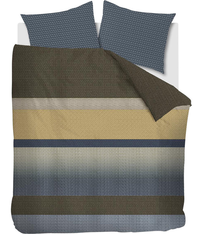 Beddinghouse Dekbedovertrek Vance Blue Green