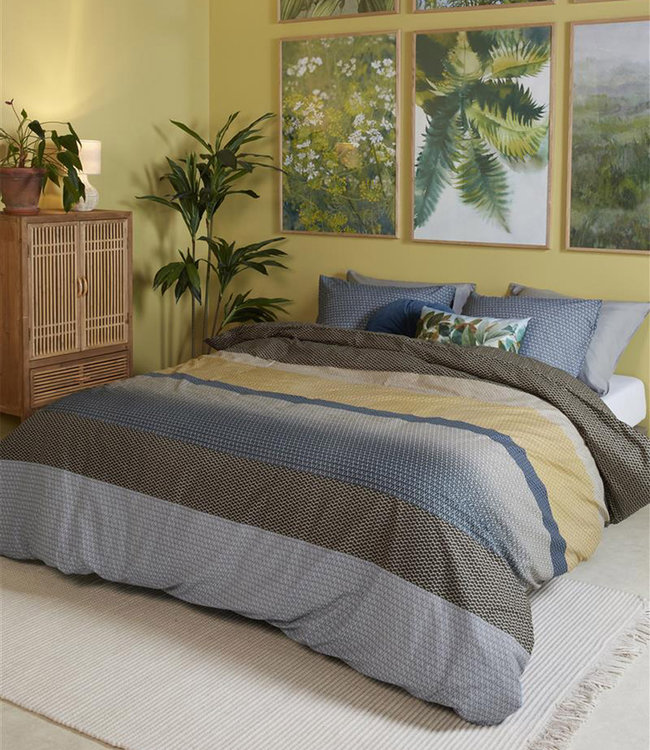 Beddinghouse Dekbedovertrek Vance Blue Green