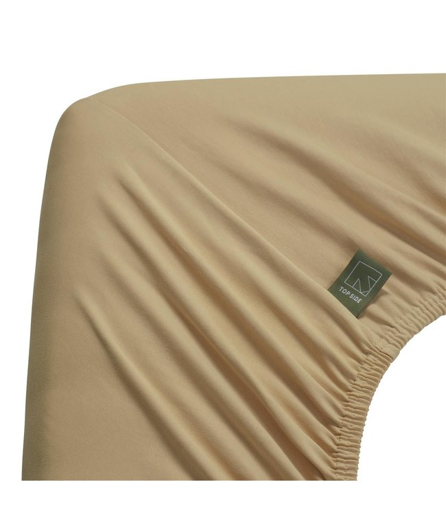 Dutch Design Organic Jersey Hoeslaken Sand