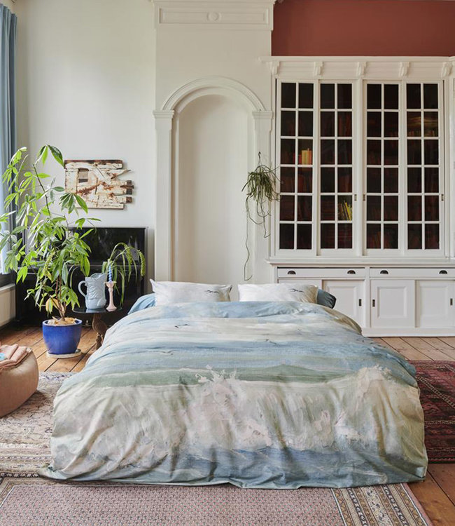 At Home Dekbedovertrek Seaclouds  Blue