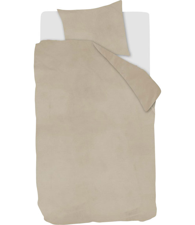 At Home Dekbedovertrek Cosy Corduroy  Off-white 140 x 200/220