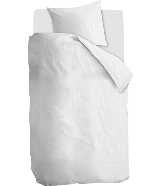 At Home Dekbedovertrek Optimism  White - Uitverkocht