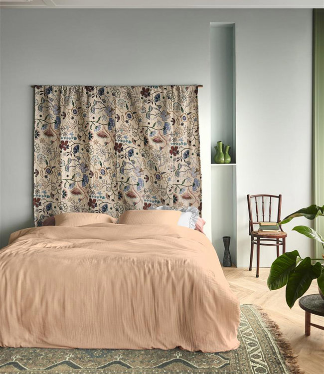 At Home Dekbedovertrek Optimism  Nude - Uitverkocht