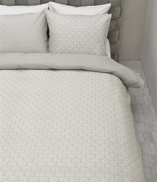 Rivièra Maison Dekbedovertrek Arched  Sand 200 x 200/220