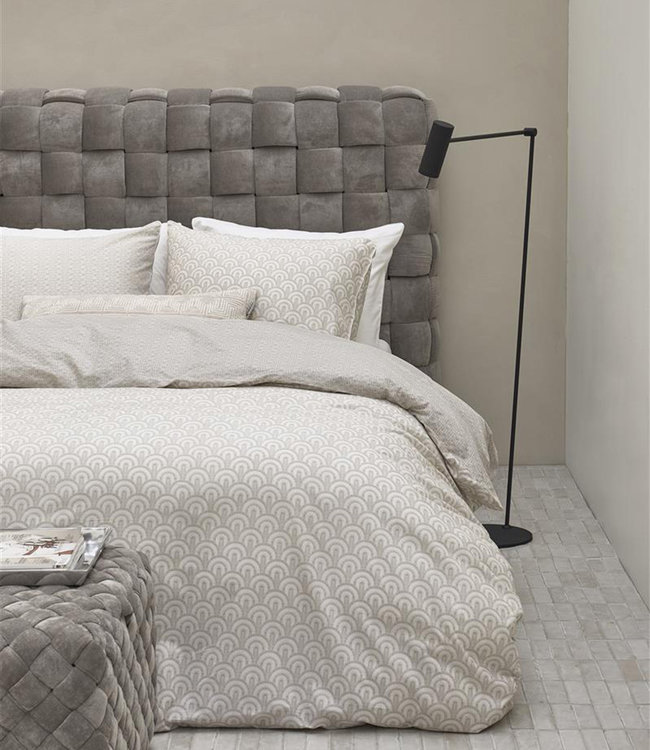 Rivièra Maison Dekbedovertrek Arched  Sand 200 x 200/220