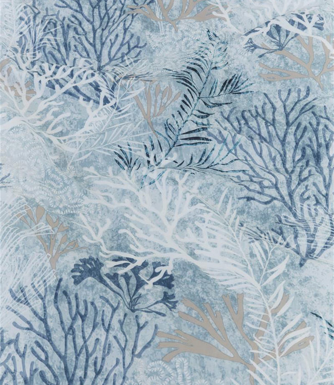 Rivièra Maison Dekbedovertrek Calm Coral  Blue 140 x 200/220