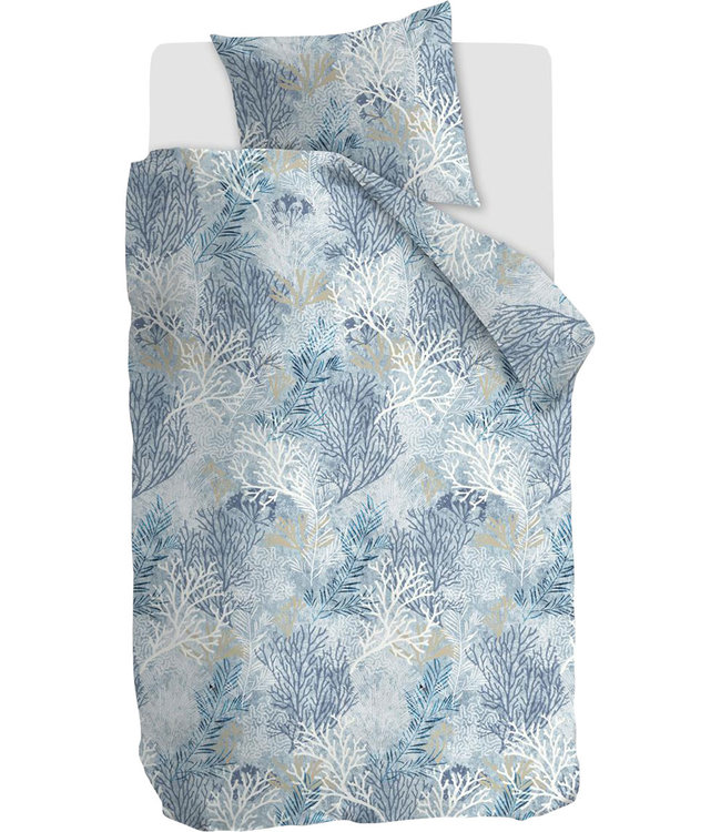 Rivièra Maison Dekbedovertrek Calm Coral  Blue 140 x 200/220