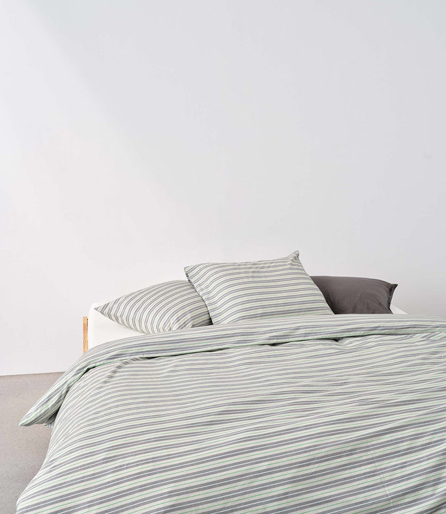 Marc O'Polo Dekbedovertrek Faas Vivid Green 140 x 200/220