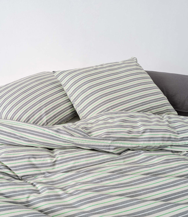 Marc O'Polo Dekbedovertrek Faas Vivid Green 140 x 200/220