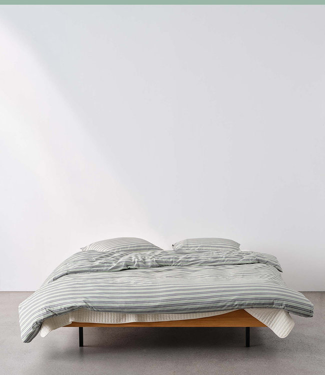 Marc O'Polo Dekbedovertrek Faas Vivid Green 200 x 200/220