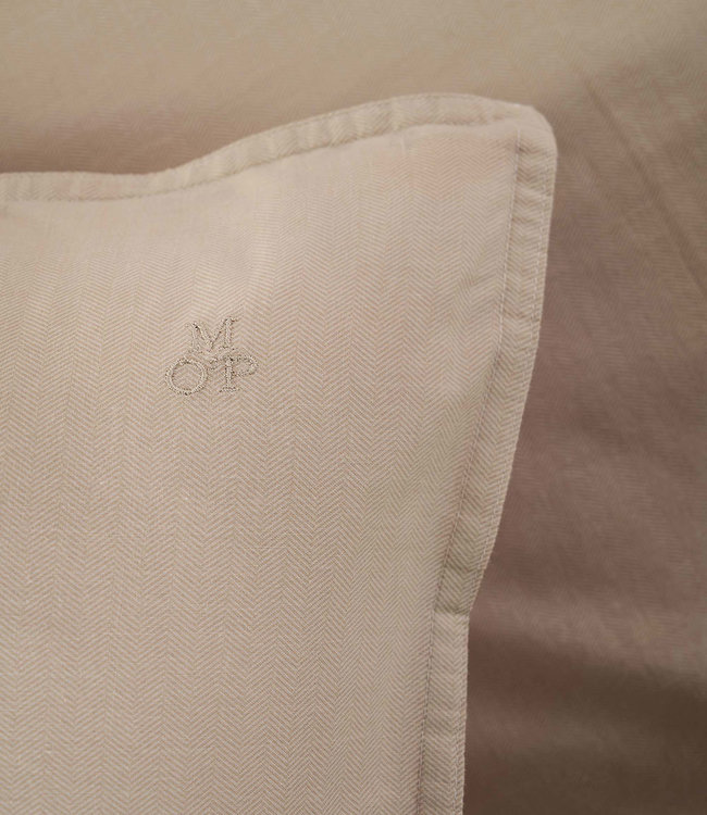 Marc O'Polo Dekbedovertrek Senja Sandstone