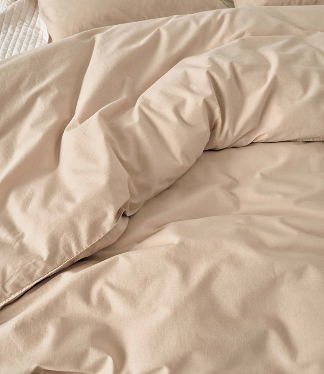 Marc O'Polo Dekbedovertrek Senja Sandstone 140 x 200/220