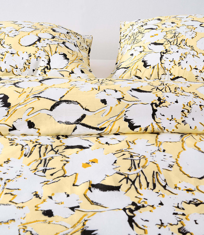 Marc O'Polo Dekbedovertrek Hanne Pale Yellow 140 x 200/220