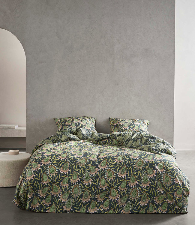 Essenza Dekbedovertrek Fela Sloe Blue 260 x 200/220