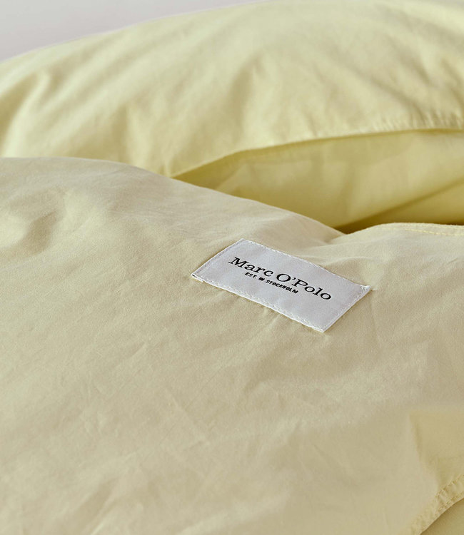 Marc O'Polo Dekbedovertrek Tove Pale Yellow