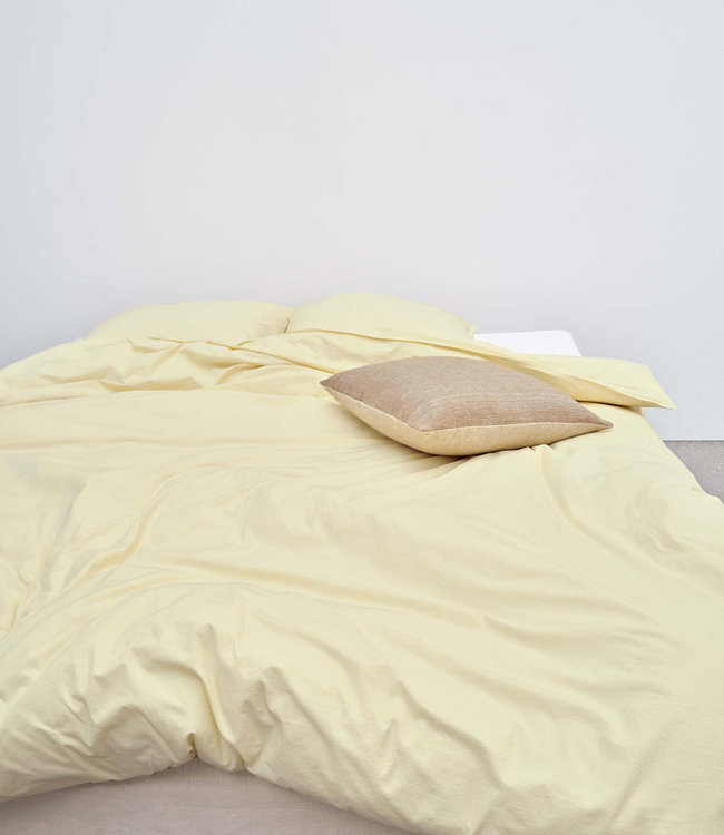 Marc O'Polo Dekbedovertrek Tove Pale Yellow 140 x 200/220