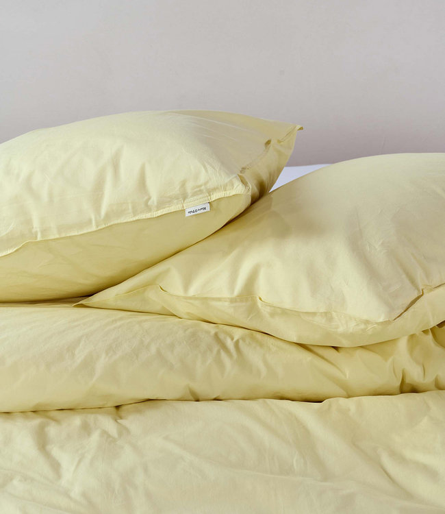 Marc O'Polo Dekbedovertrek Tove Pale Yellow 140 x 200/220