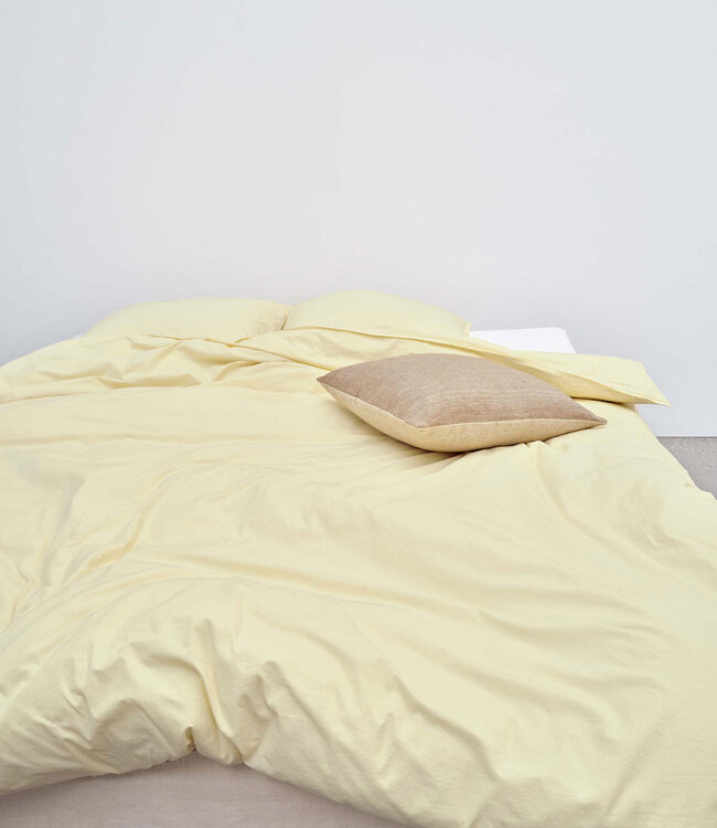 Marc O'Polo Dekbedovertrek Tove Pale Yellow 200 x 200/220