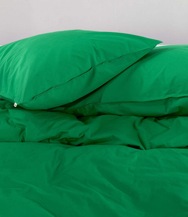Marc O'Polo Dekbedovertrek Tove Vivid Green 140 x 200/220