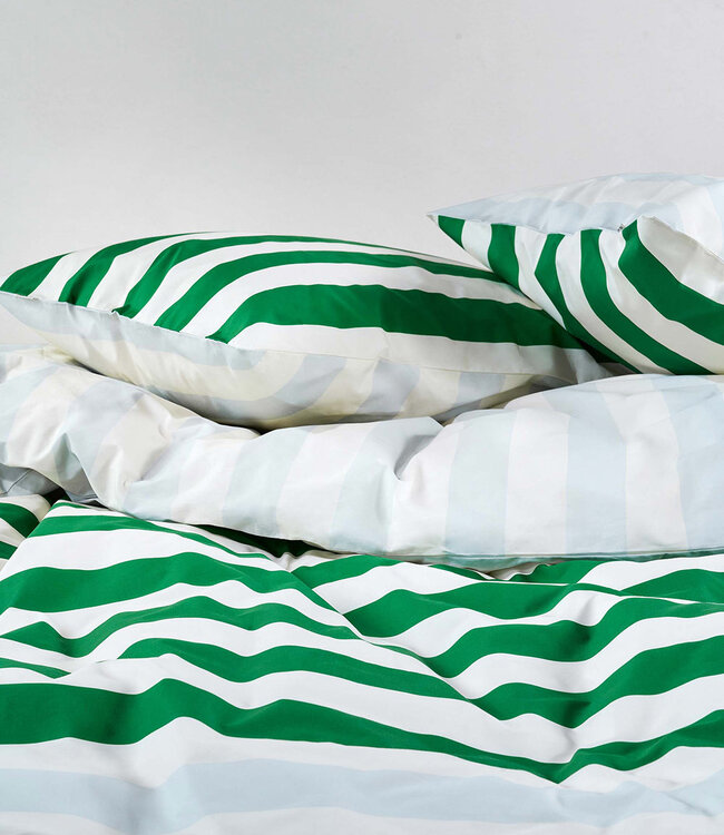 Marc O'Polo Dekbedovertrek Sanna Vivid Green 140 x 200/220