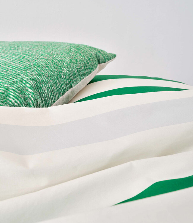 Marc O'Polo Dekbedovertrek Sanna Vivid Green 140 x 200/220