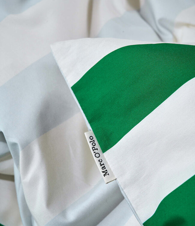 Marc O'Polo Dekbedovertrek Sanna Vivid Green 240 x 200/220