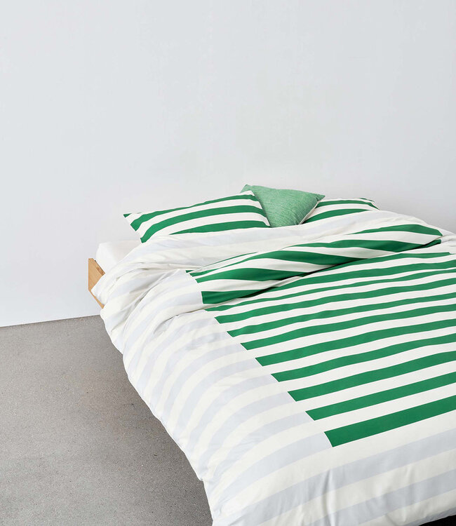 Marc O'Polo Dekbedovertrek Sanna Vivid Green 260 x 200/220