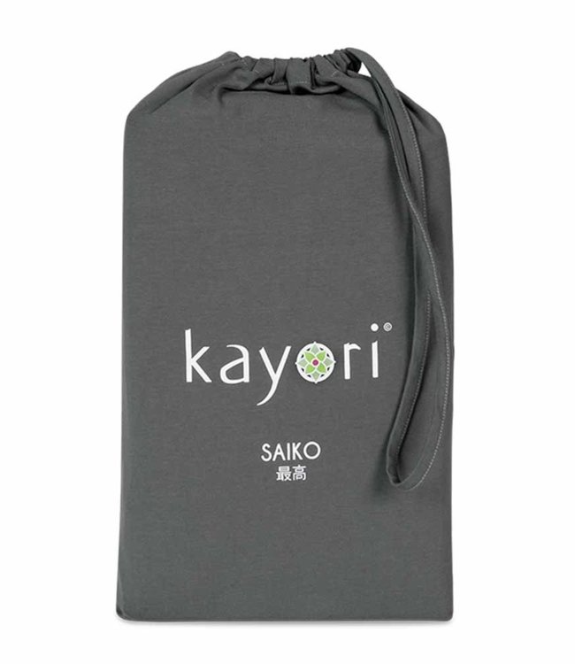 Kayori Saiko Jersey Hoeslaken Antraciet