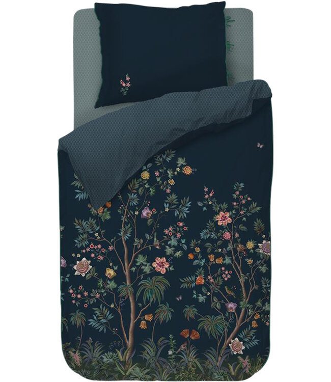 Pip Studio Dekbedovertrek Il Paradiso Donkerblauw 140 x 200/220
