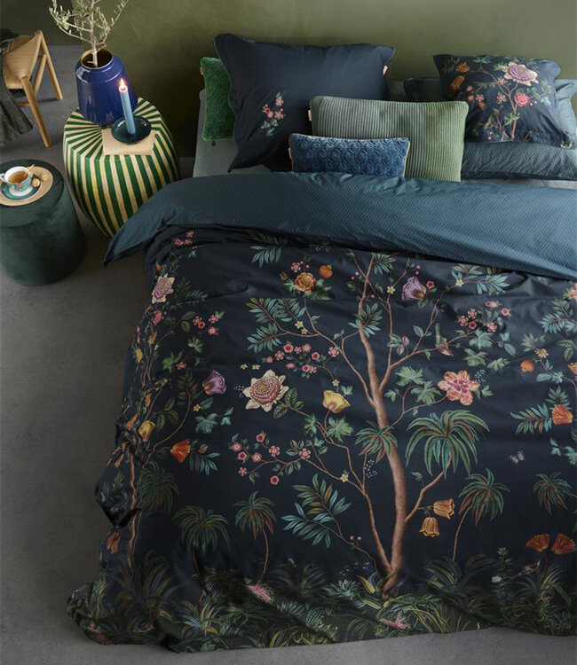 Pip Studio Dekbedovertrek Il Paradiso Donkerblauw 140 x 200/220