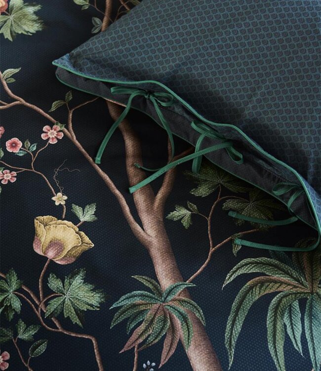 Pip Studio Dekbedovertrek Il Paradiso Donkerblauw 240 x 200/220