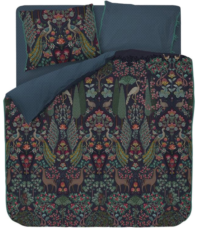Pip Studio Dekbedovertrek Pavoni Donkerblauw